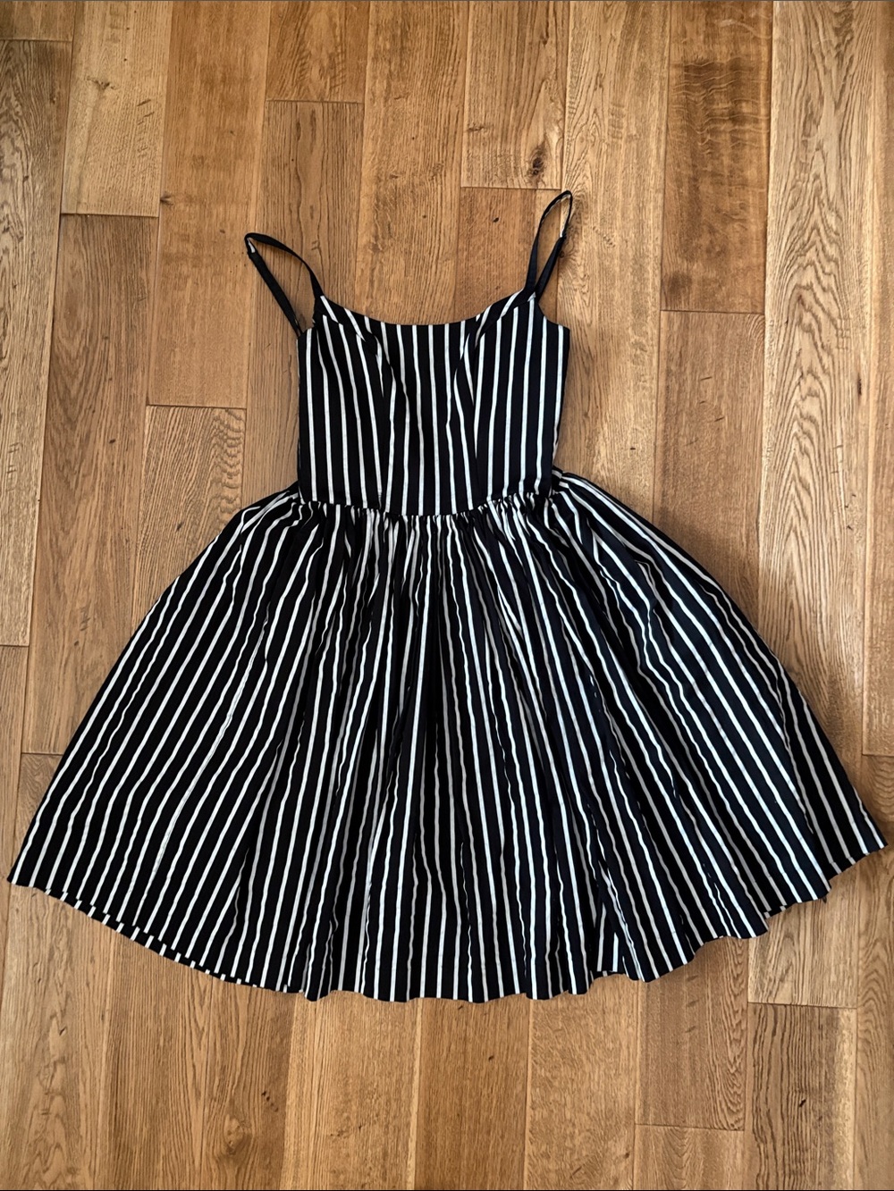 Pinup couture Jenny Victorian stripe dress